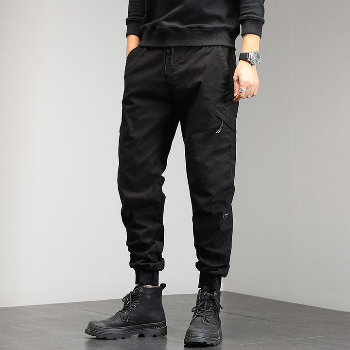 Herren Technische Cargo-Jogginghose mit Bündchen und Multifunktionstaschen Drune