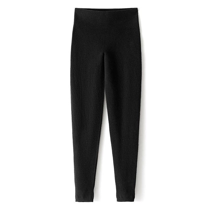 Damen Hochtaillierte Feinstrick-Leggings mit nahtlosem Komfortbund Drune