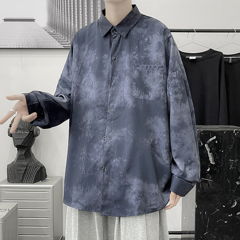 Damen Modisches Oversized Hemd mit Wollstruktur Drune