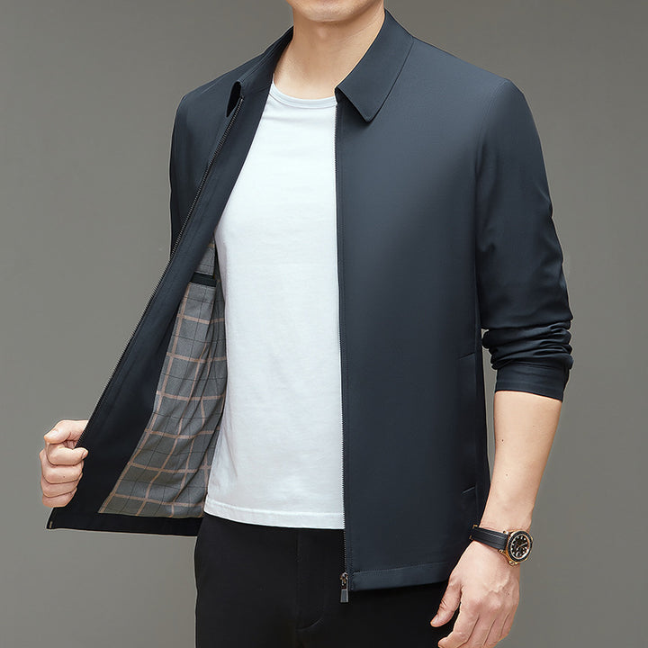 Herren lässige Jacke mit modernen Details und funktionalen Taschen Drune