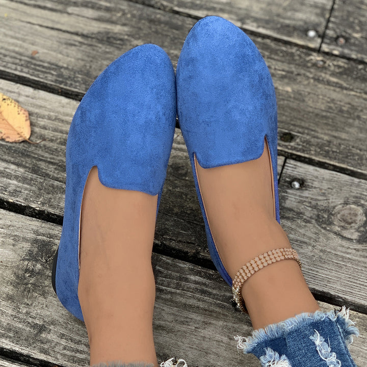Damen bequeme Slipper im eleganten Design mit weicher Oberflächenstruktur Drune