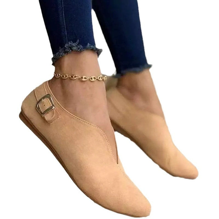 Damen Mokassin-Schuhe mit dekorativen Schnallen und bequemer Passform Drune