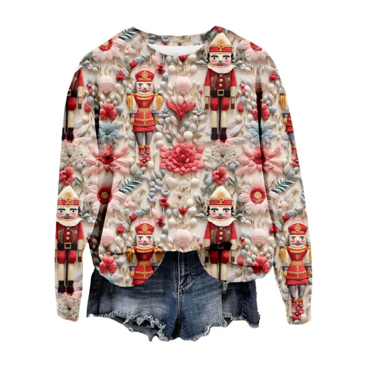 Damen Gemusterter Pullover Drune