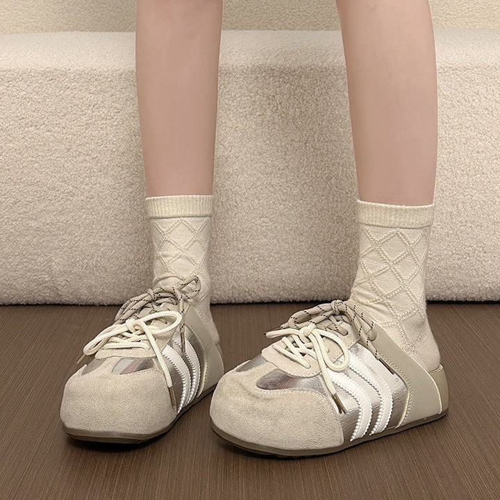 Damen modische Sneakers mit innovativem Schnürsystem und atmungsaktivem Obermaterial Drune