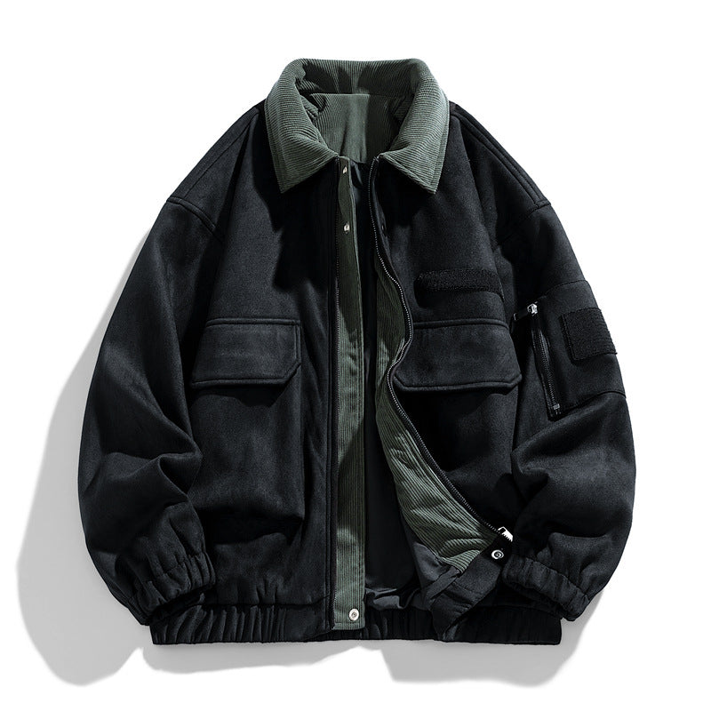 Herren Modische und vielseitige Utility-Jacke Drune