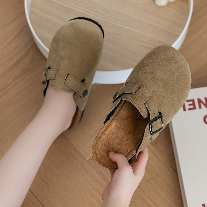 Damen Komfortable Clogs mit verstellbarem Riemen Drune