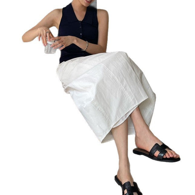 Damen Elegante und luftige Maxirock Drune