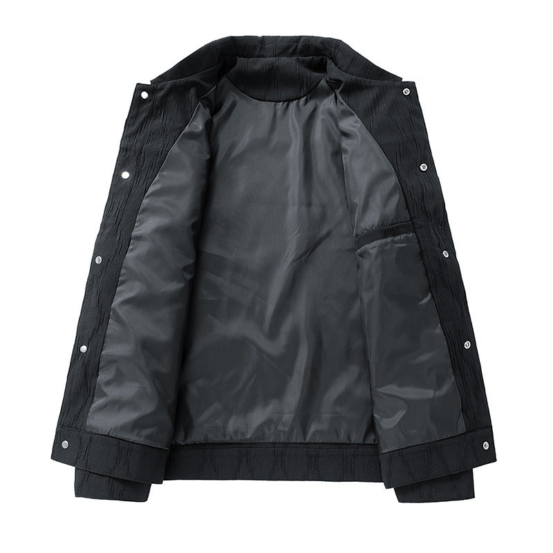 Herren Modische Jacke mit strukturiertem Gewebe Drune