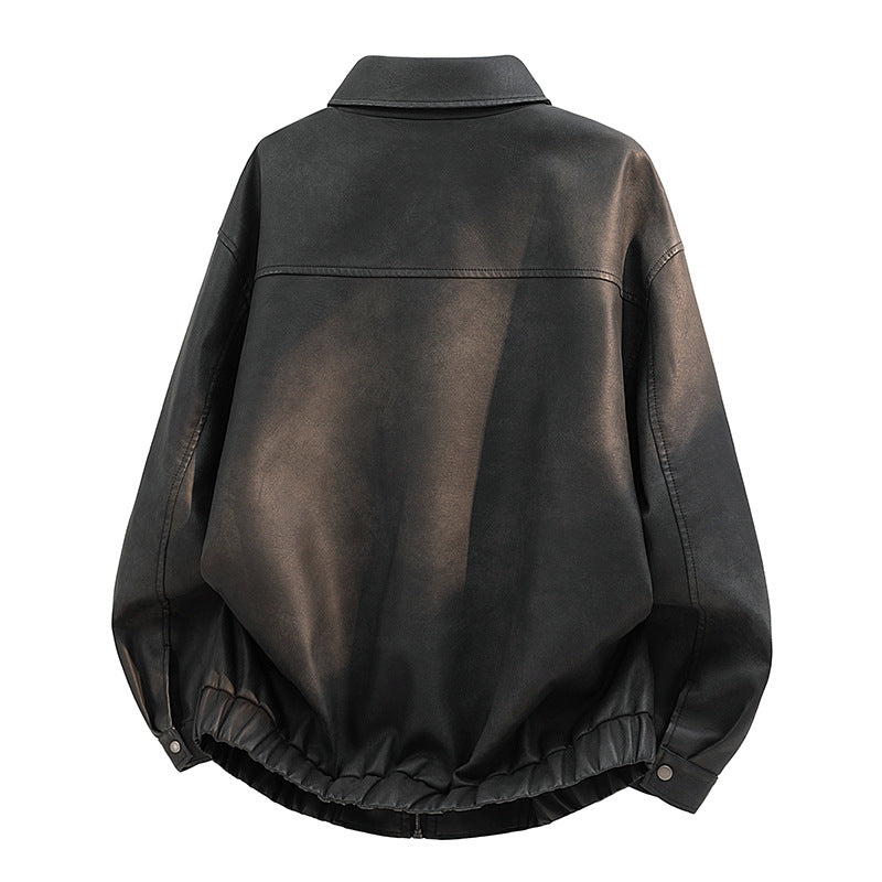 Herren Freizeit Lederjacke Drune