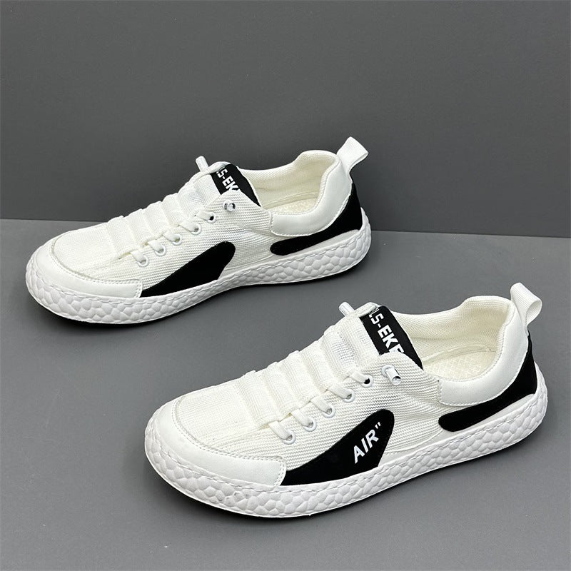Herren Leichter atmungsaktiver Mesh-Sneaker mit strukturierter Air-Optik-Sohle Drune