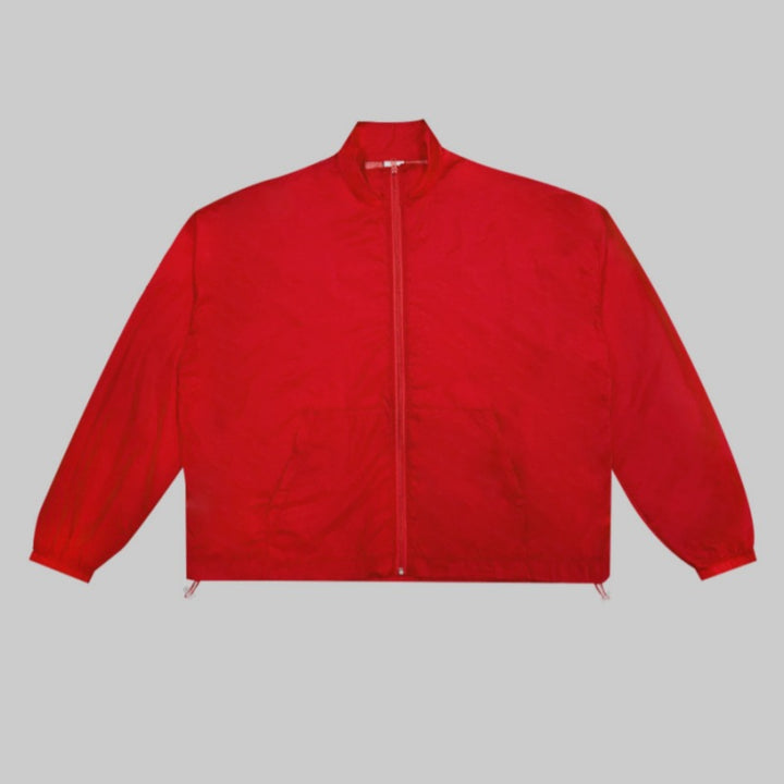 Damen lässige Zip-Übergangsjacke mit hohem Kragen Drune
