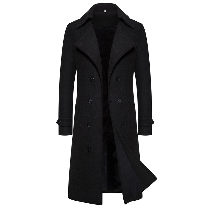 Herren eleganter Woll-Mantel Drune