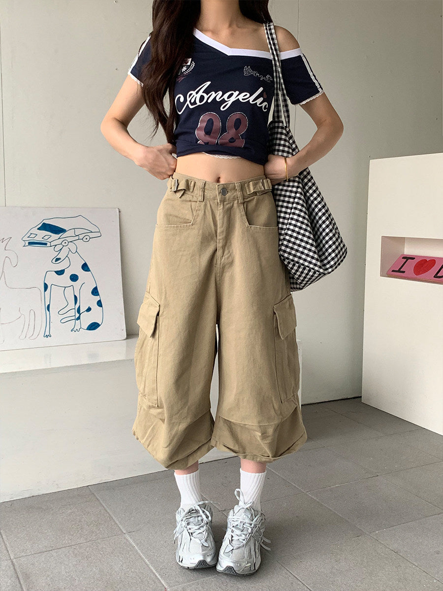 Damen Trendige Cargo-Shorts Drune