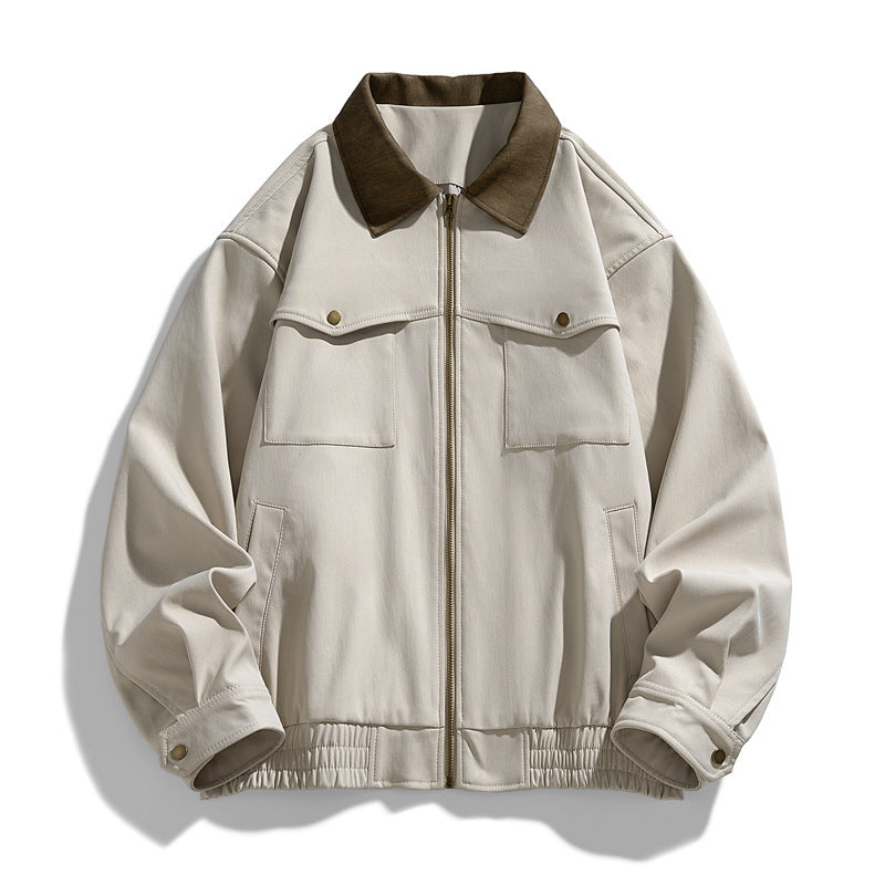Herren Modische Nylonjacke mit Taschen Drune