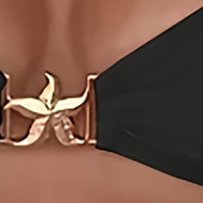 Damen Triangel-Bikini-Oberteil mit elegantem Schmuckdetail Drune