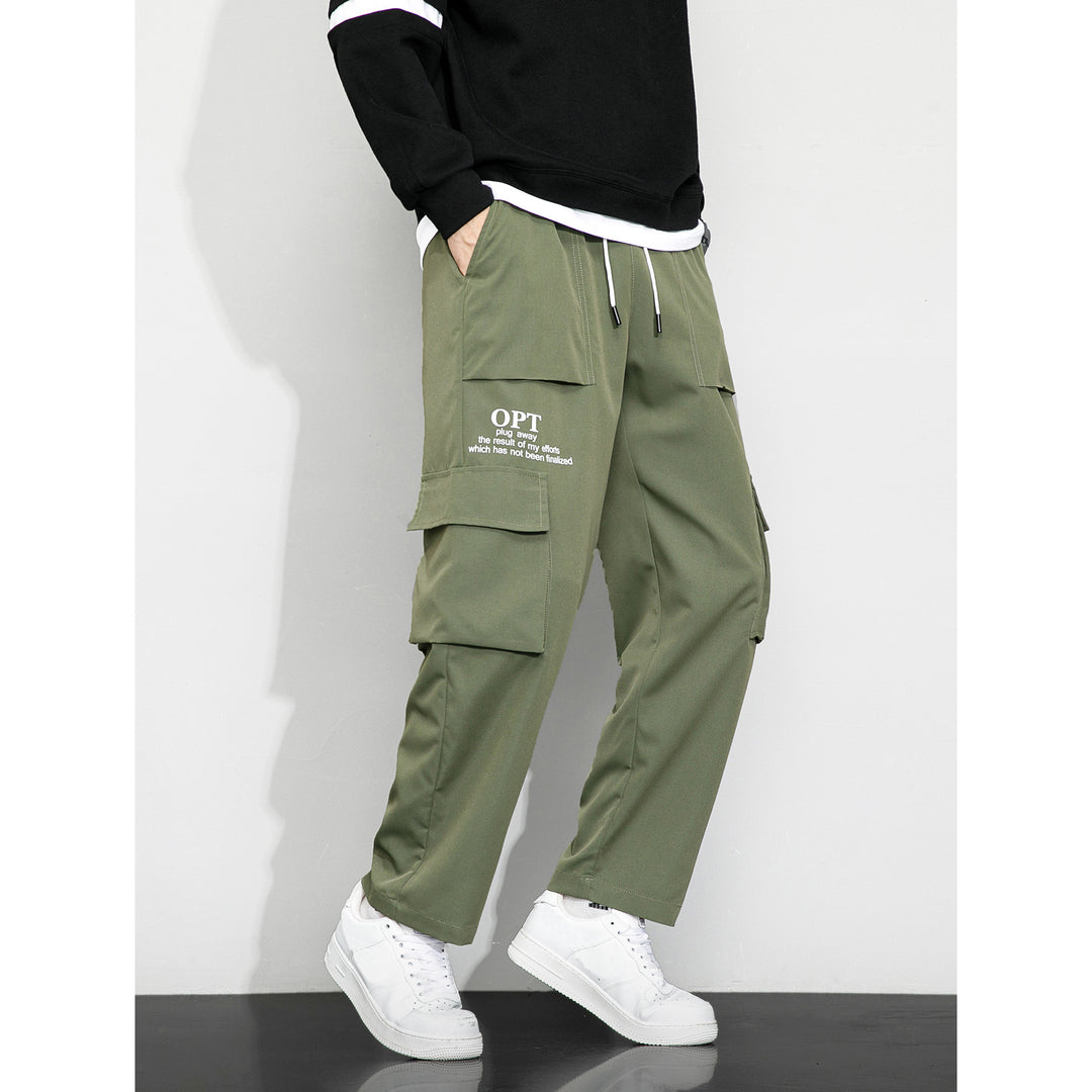 Herren Cargo-Hose mit praktischen Taschen und elastischem Bund Drune