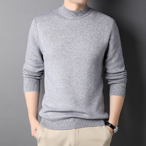 Herren Pullover mit hohem Kragen Drune