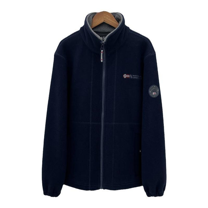 Herren Wärmende Fleecejacke mit Stehkragen, Reißverschluss und elastischen Bündchen Drune