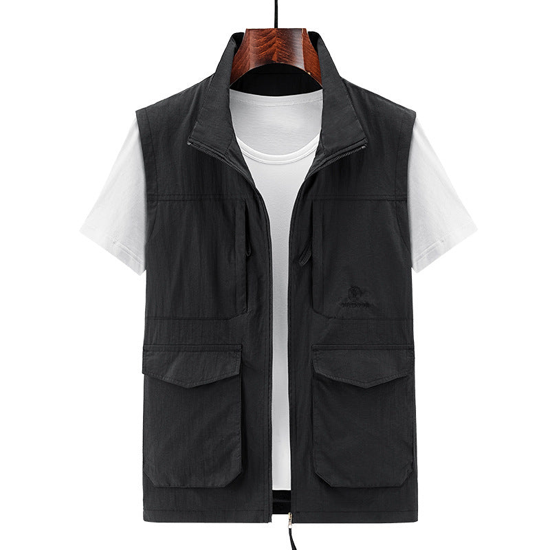 Herren Multifunktionale Outdoor-Weste mit praktischen Taschen Drune