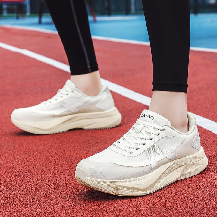 Herren Dämpfender Running-Sneaker mit hoher Sprengung und atmungsaktivem Strickoberteil Drune