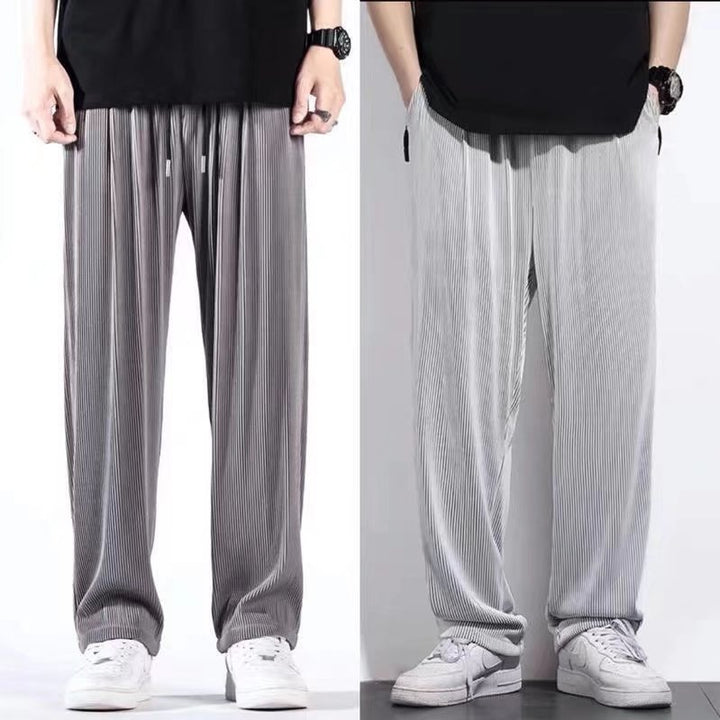 Herren Legere Plissee-Hose Drune