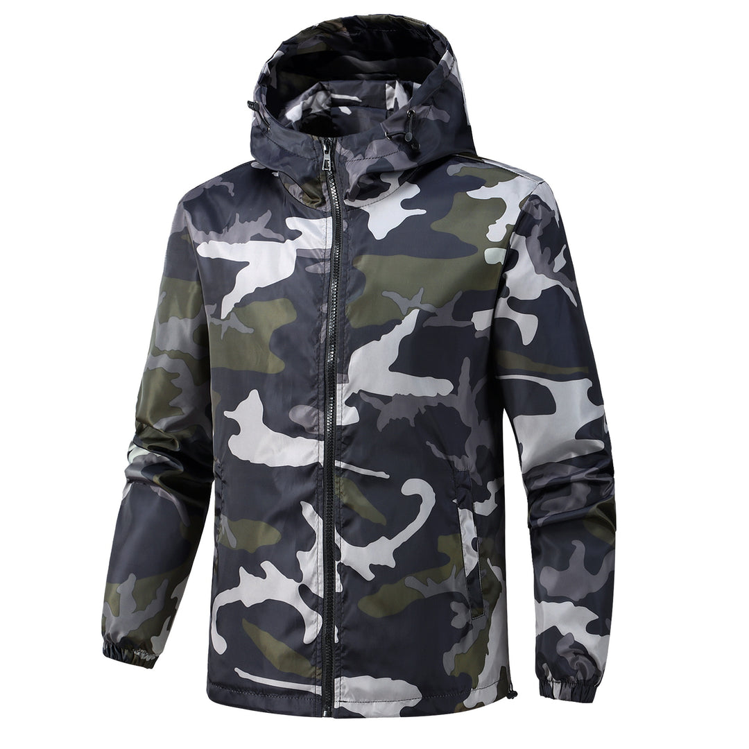 Herren Leichte und atmungsaktive Camouflagejacke Drune