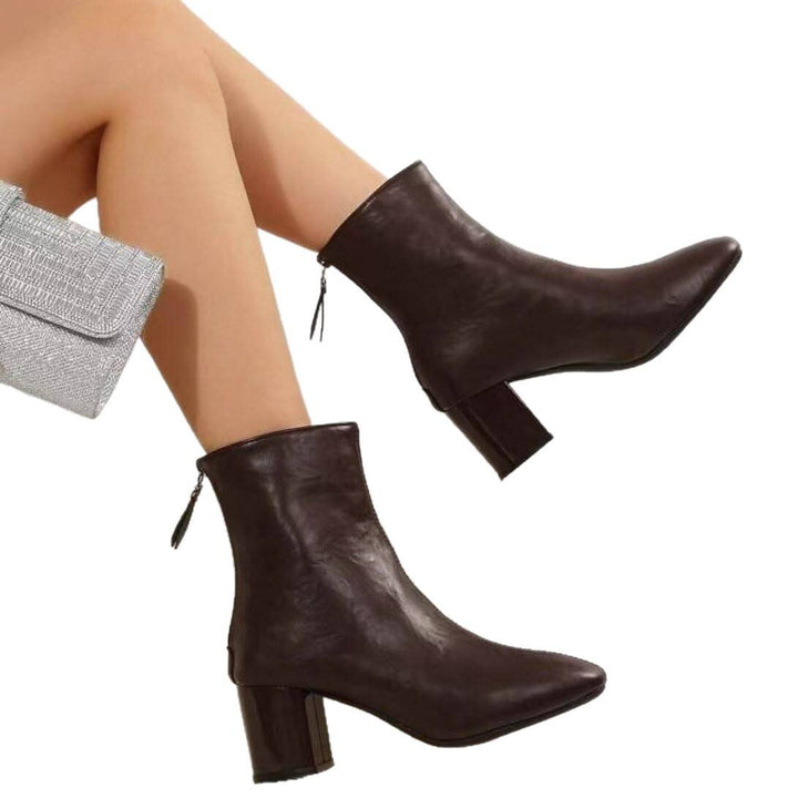 Damen Elegante und modische Stiefeletten Drune