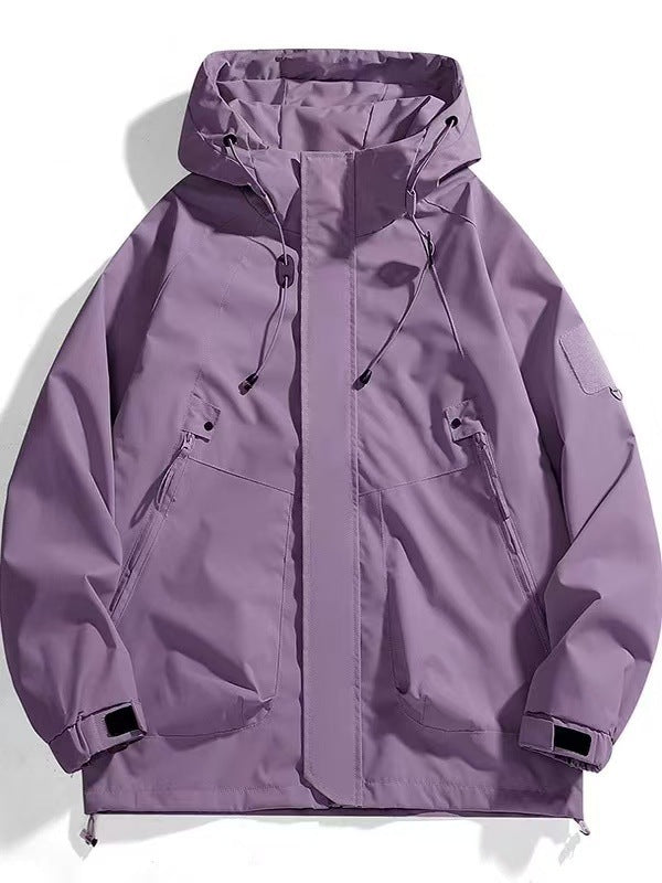 Damen Technische Outdoor-Jacke mit Verstellbarem Kapuzensystem und Multifunktionalen Taschen Drune