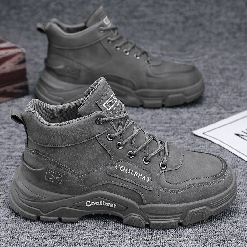 Damen robuste Schnürstiefel mit gepolsterter Innensohle Drune
