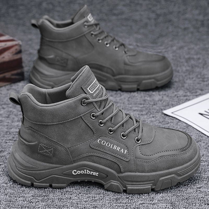 Damen robuste Schnürstiefel mit gepolsterter Innensohle Drune