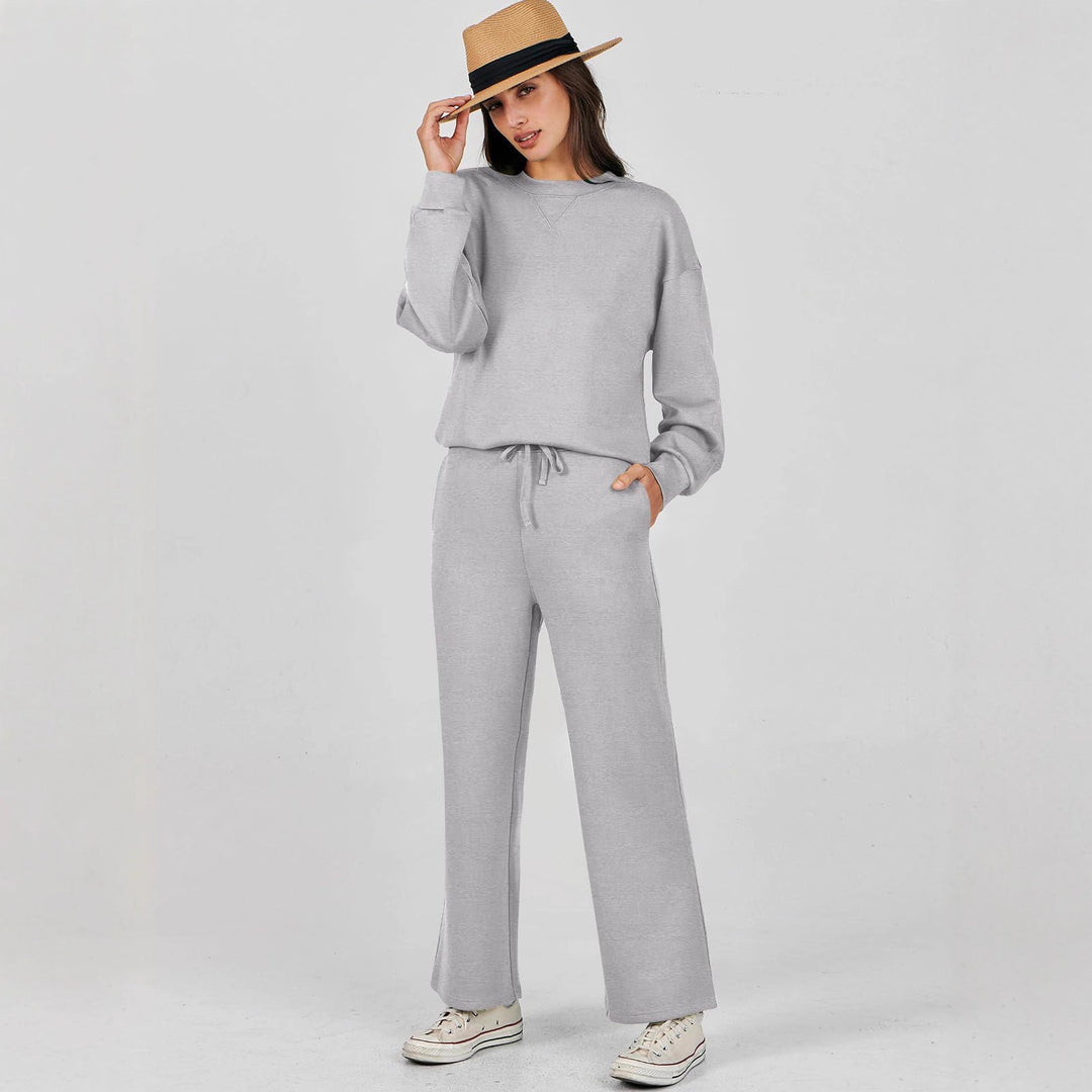 Damen entspannten Komfort Sweatset Drune