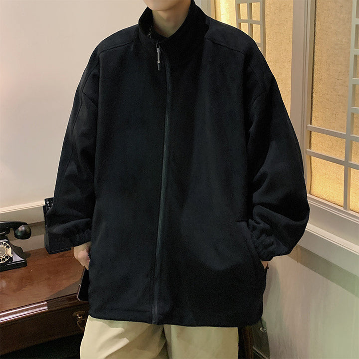 Herren Sportliche Übergangsjacke mit Stehkragen Drune