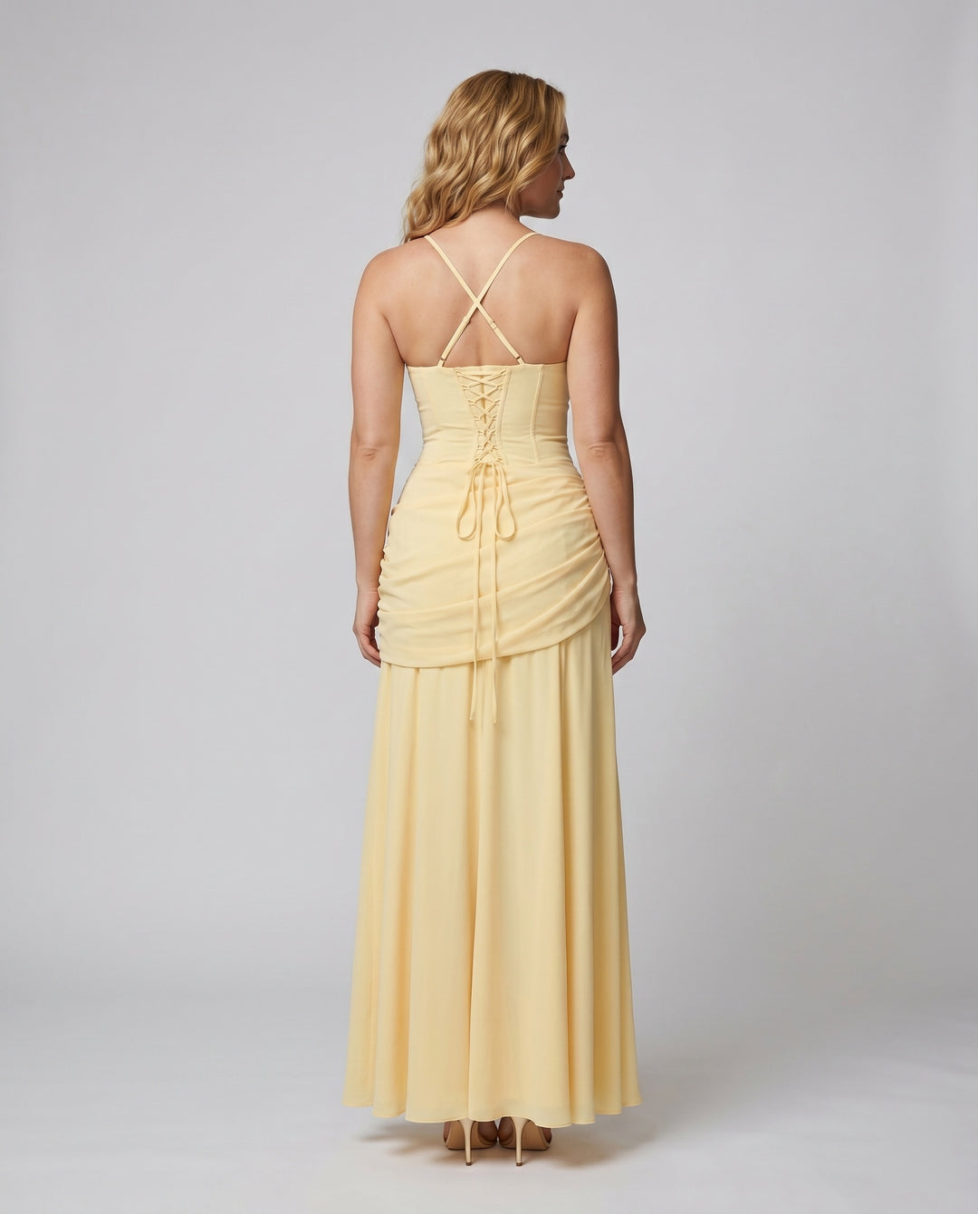 Damen Abendkleid mit elegantem, tailliertem Schnitt Drune