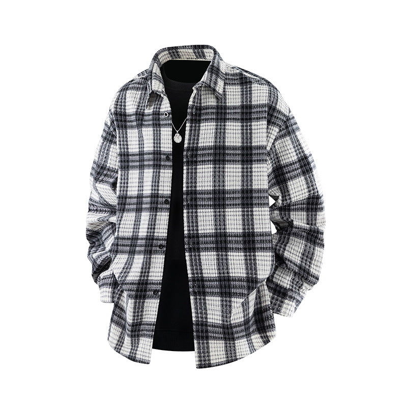 Herren Karierte Flanell Hemd