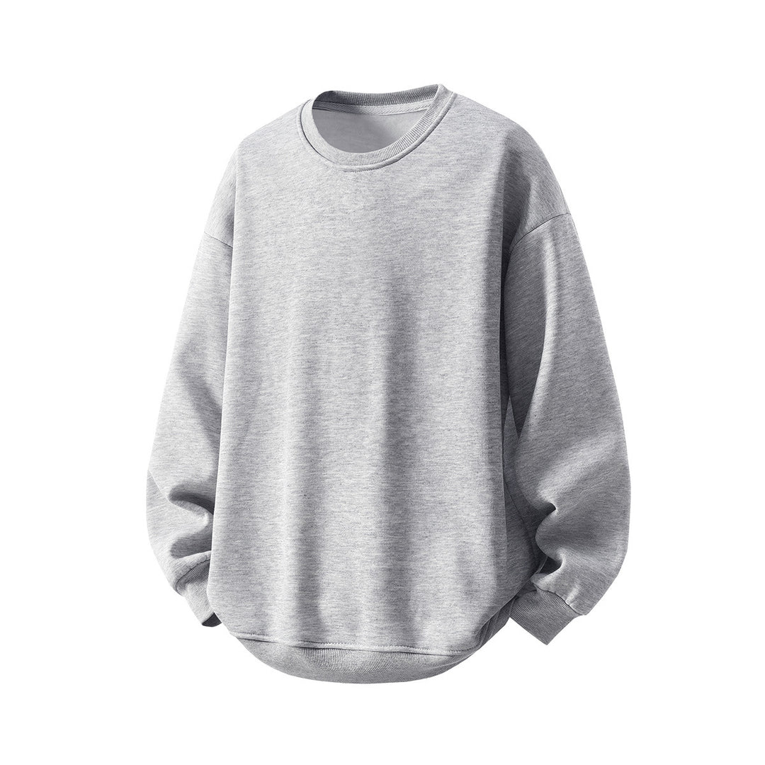 Unisex Oversized Rundhals-Sweatshirt aus French-Terry mit überschnittener Schulter Drune