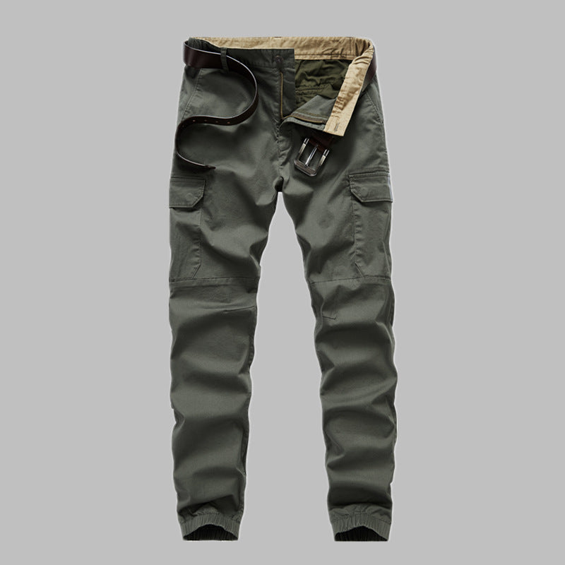 Herren Cargo-Joggerhose mit elastischem Beinbund, Knieeinsatz und Multifunktions-Taschen Drune