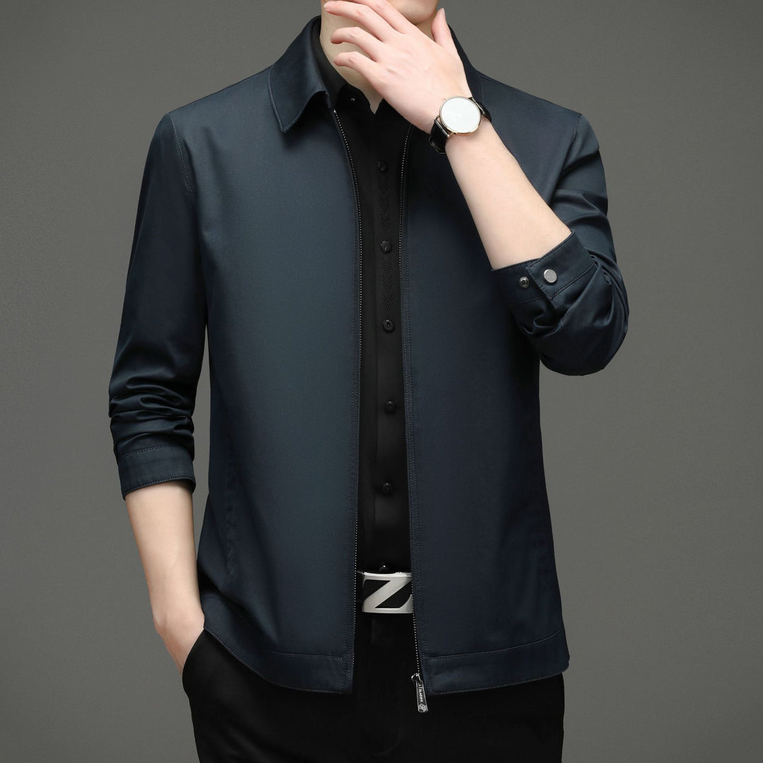 Herren elegante Blousonjacke mit praktischen Taschen und modernem Schnitt Drune