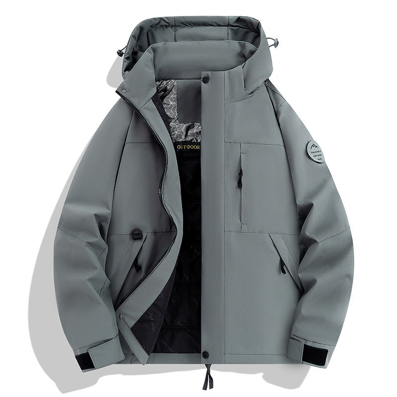 Herren Wasserdichte und atmungsaktive Softshell-Outdoorjacke Drune