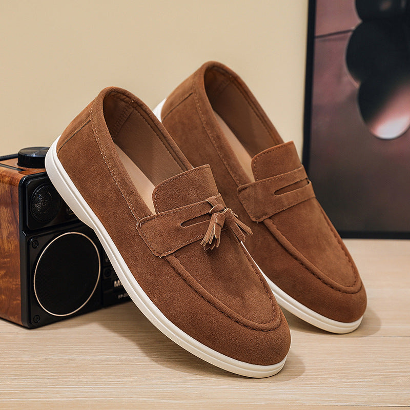 Herren Elegante Mokassins mit Quasten Drune