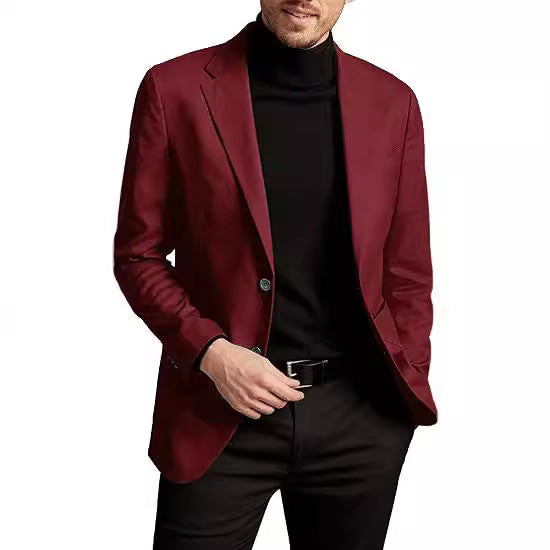 Herren eleganter Blazer mit modernem Schnitt und praktischen Taschen Drune