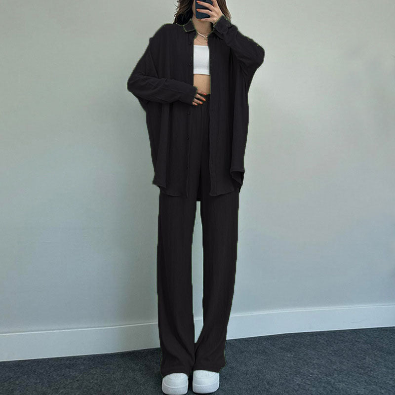 Damen lässiger Overall mit schickem Hemd Drune