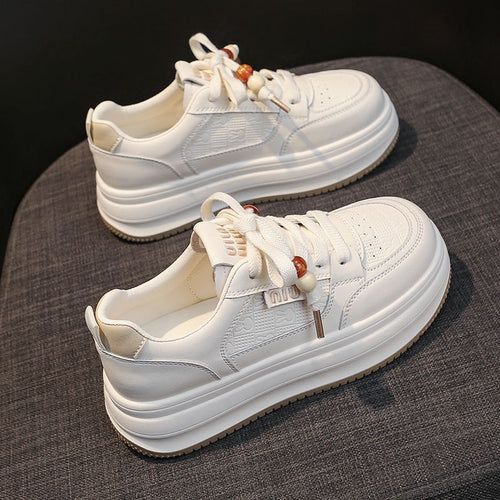Damen Chunky Plattform-Sneaker mit einzigartigem Schnürsystem Drune