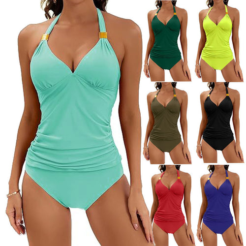 Damen Bikiniset mit verstellbaren Trägern und eleganten Akzenten Drune