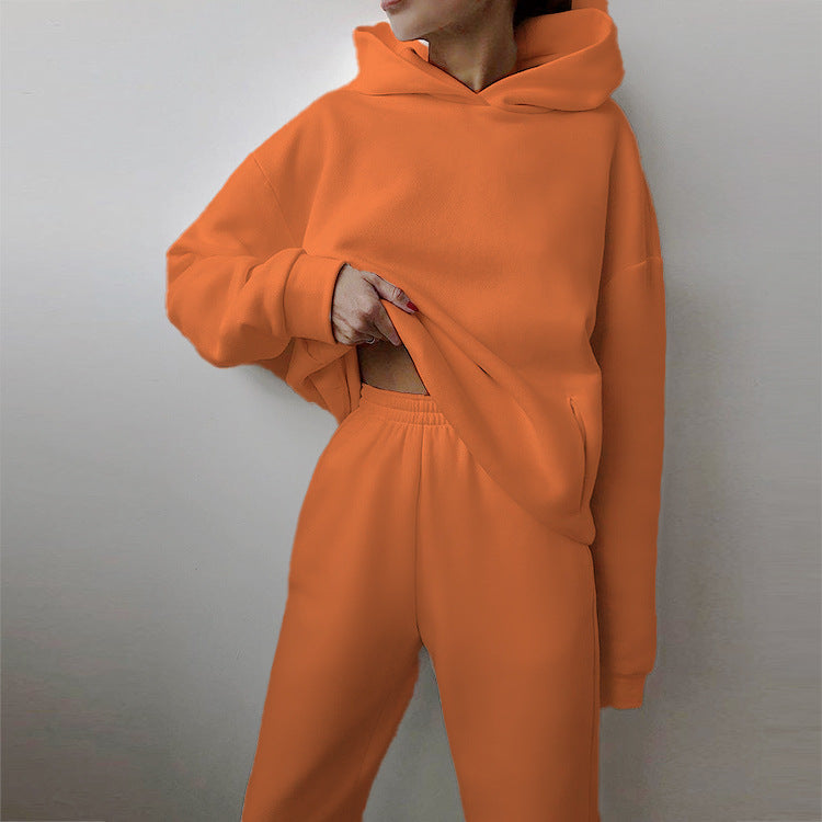 Damen Oversized Hoodie und Jogginghose Set Drune