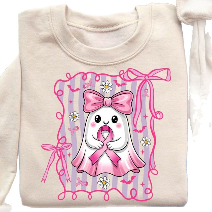 Damen Sweatshirt mit niedlichem Geistermotiv und verspieltem Design Drune