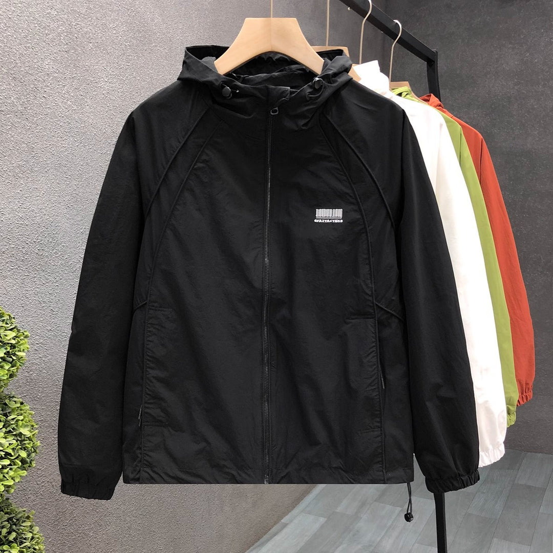 Herren Leichte Funktionsjacke mit Kapuze Drune