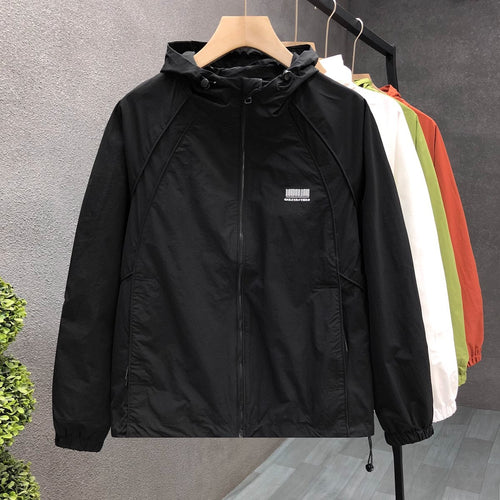 Herren Leichte Funktionsjacke mit Kapuze Drune
