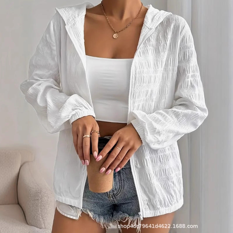 Damen lässige Kapuzenjacke Drune