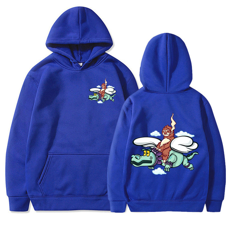 Damen Kapuzenpullover mit verspieltem Grafikdesign und hochwertiger Verarbeitung Drune