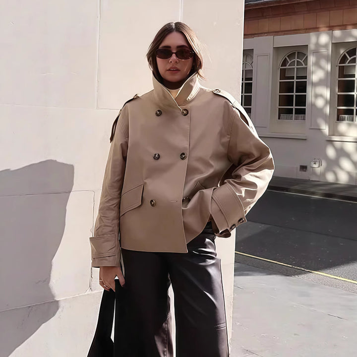 Damen modische und funktionale Trenchjacke Drune